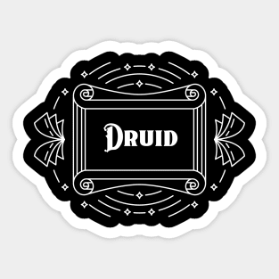 DnD Druid - Dark Sticker